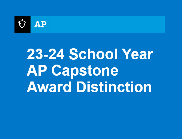  AP Capstone Award Distinction